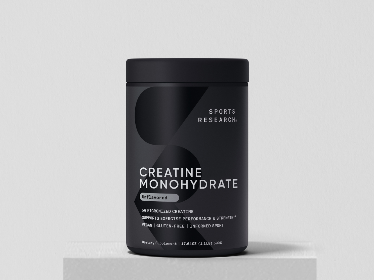 Sports Research® Creatine Monohydrate Powder 5g, Unflavored (60 Servings)