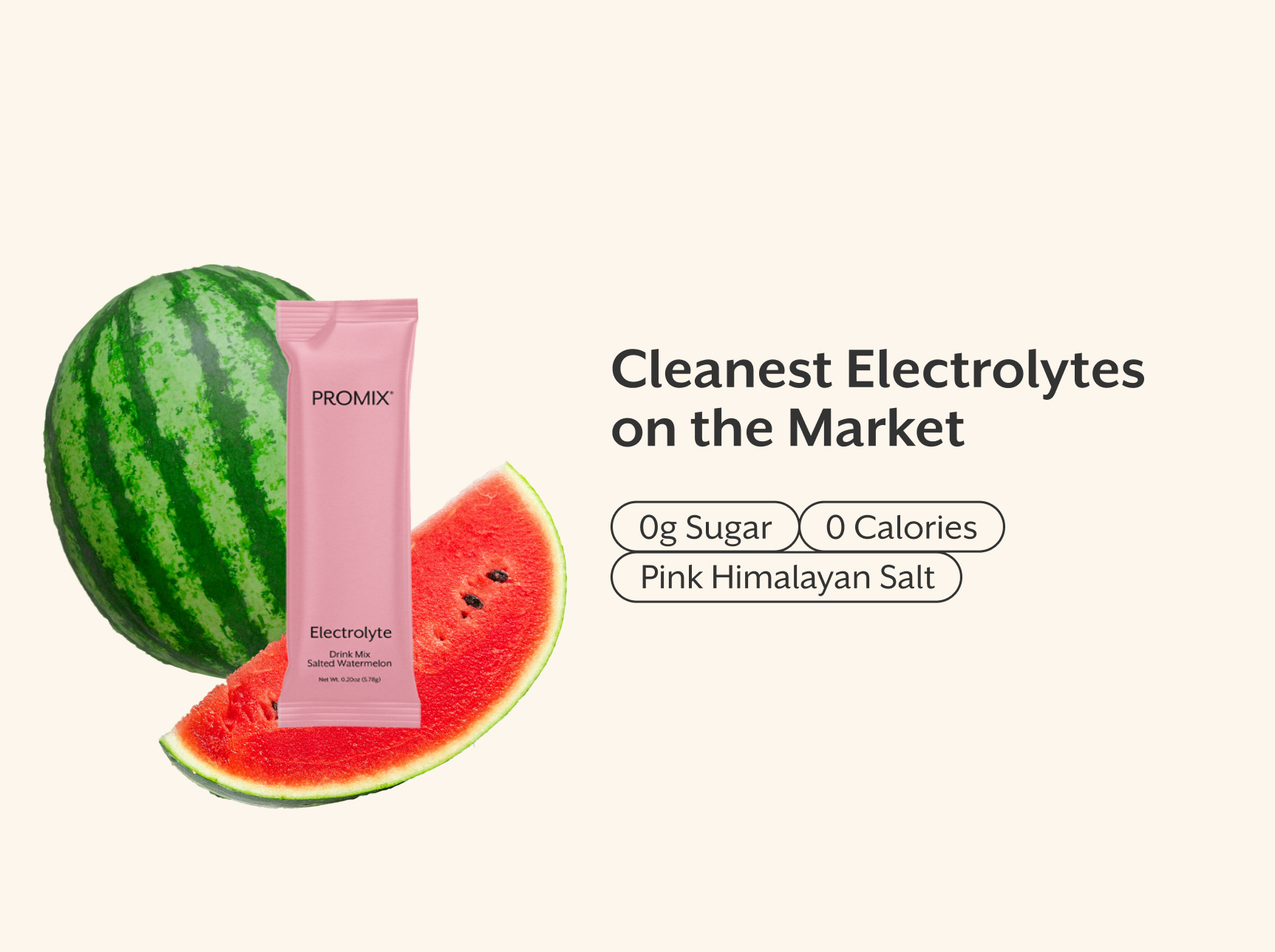 ProMix Nutrition Electrolytes Powder, Salted Watermelon - 30 Servings