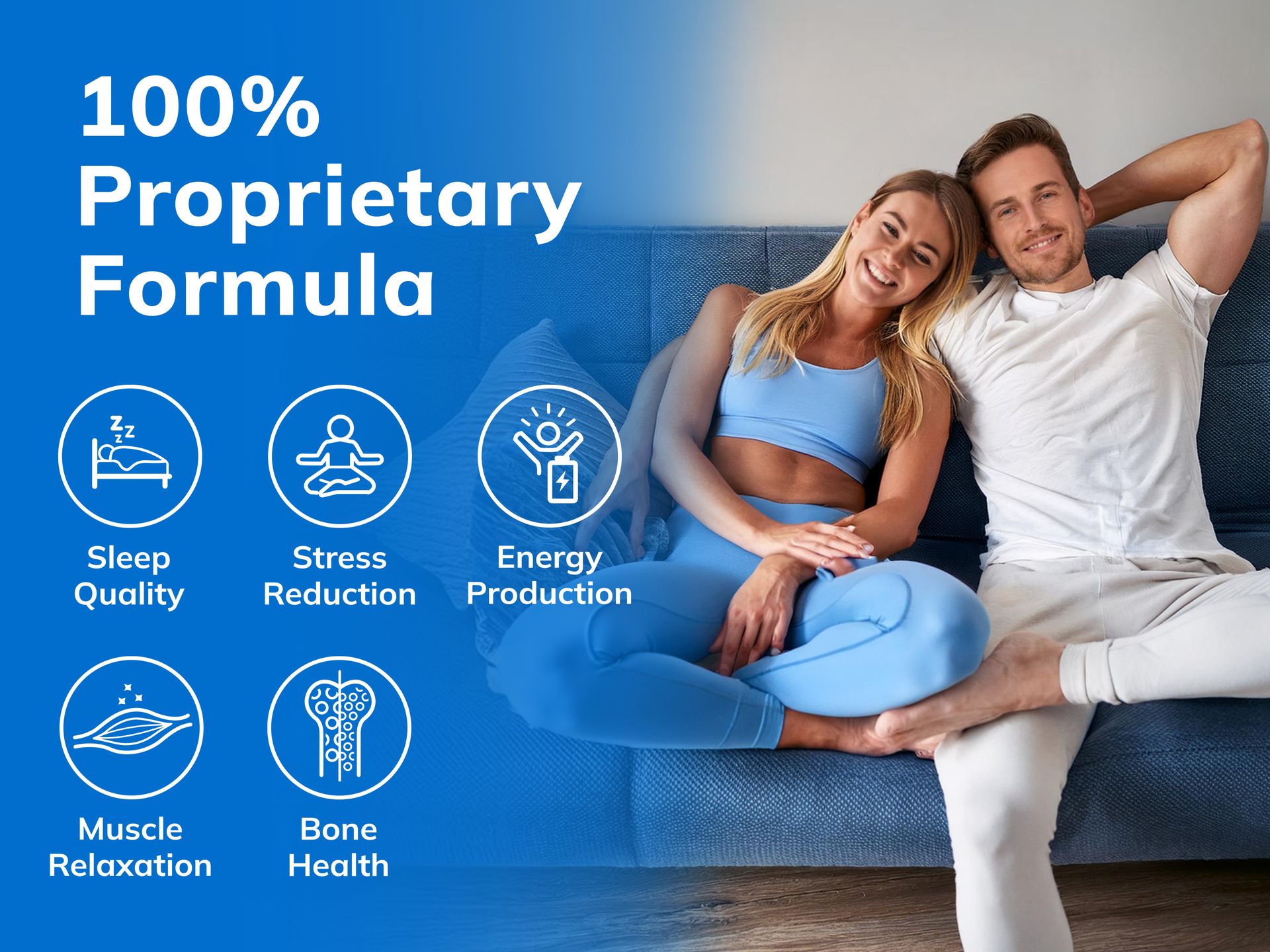 Magnesium Glycinate 1000mg with D3 & B6 - Mag Complex - 500mg per Capsule