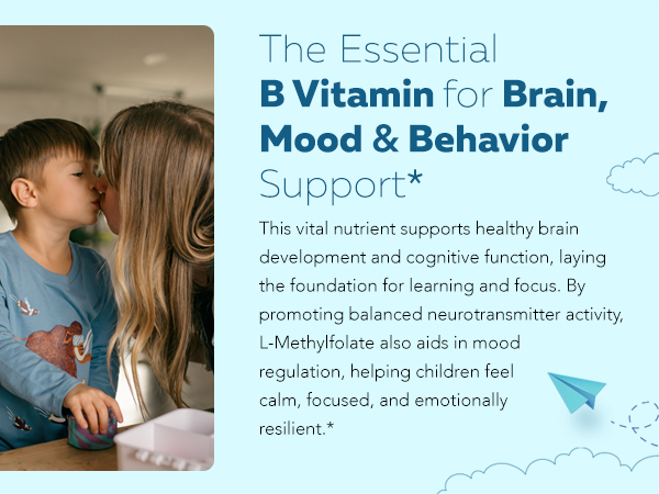 Organic Kids L-Methylfolate + Methyl B12 Cofactor, MTHFR Sublingual Form