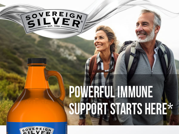 Sovereign Silver Immune Support, Colloidal Silver, 64 fl oz (1,892 mL)