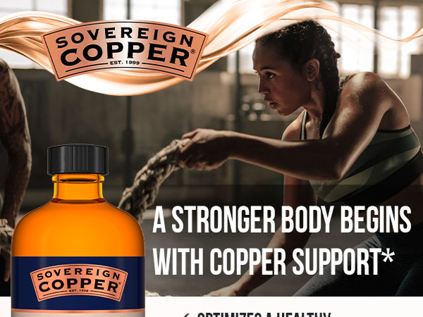 Sovereign Copper Pro-Strength Bio-Active Copper Hydrosol, 8 fl oz (237 mL)