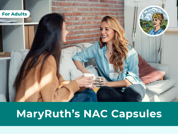 MARYRUTH'S NAC Supplement N-Acetyl Cysteine Capsules, Glutathione Precursor