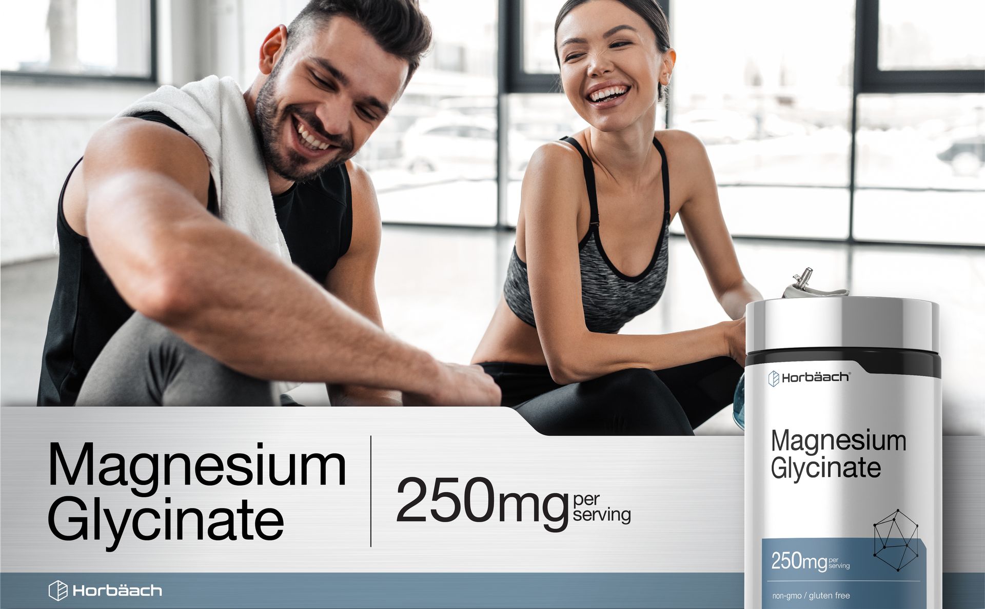Horbäach Magnesium Glycinate | 250mg | 120 Softgels