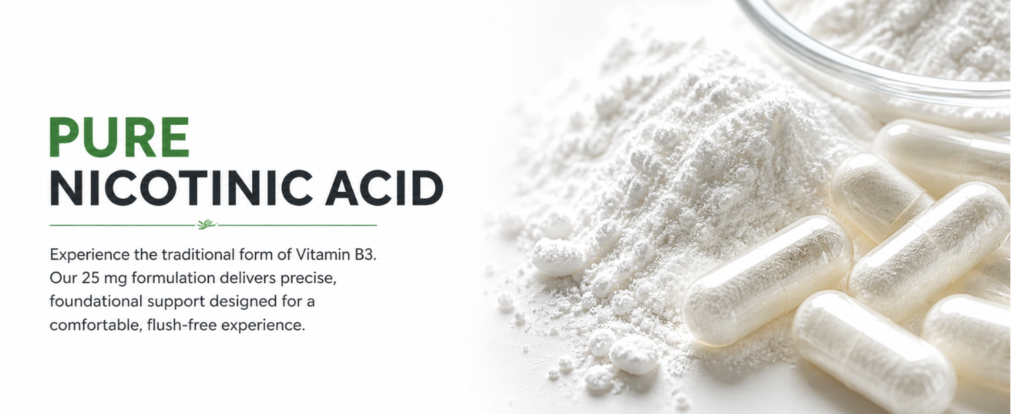 Dr Clark Store Niacin Supplement (Vitamin B3), 25mg, 100 Gelatin Capsules