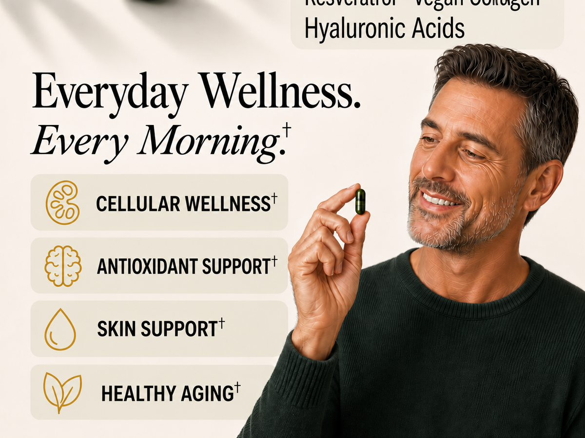 Liposomal Urolithin A Complex, 1250mg 10-in-1 with NAD+, NR, & Resveratrol