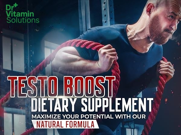 Testosterone Booster Supplement for Men - Tongkat Ali, Once Daily Formula