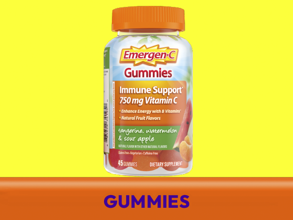 Emergen-C Vitamin C 1000mg Immune Support Powder, Orange, 30 Packets