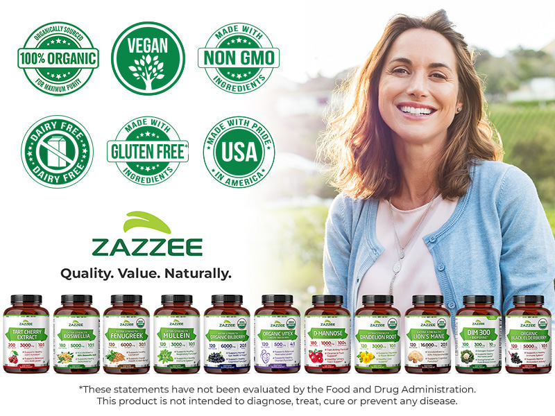 Zazzee USDA Organic Stinging Nettle Leaf 20:1 Extract, 120 Vegan Capsules
