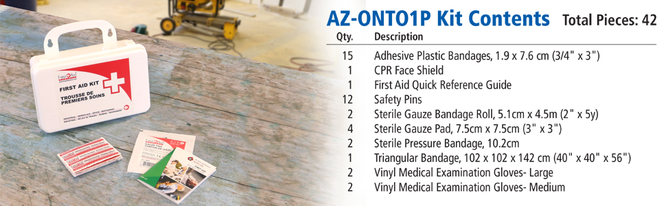 First Aid Central Ontario Section 8 First Aid Kit (1-5 People)