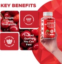 Vitamatic 2 Packs Extra Strength Vitamin B12 5000 mcg (Methyl B12) Gummies - 120 Count - Energy Metabolism Support and Nervous System Health Support, Natural Cherry Flavored 5