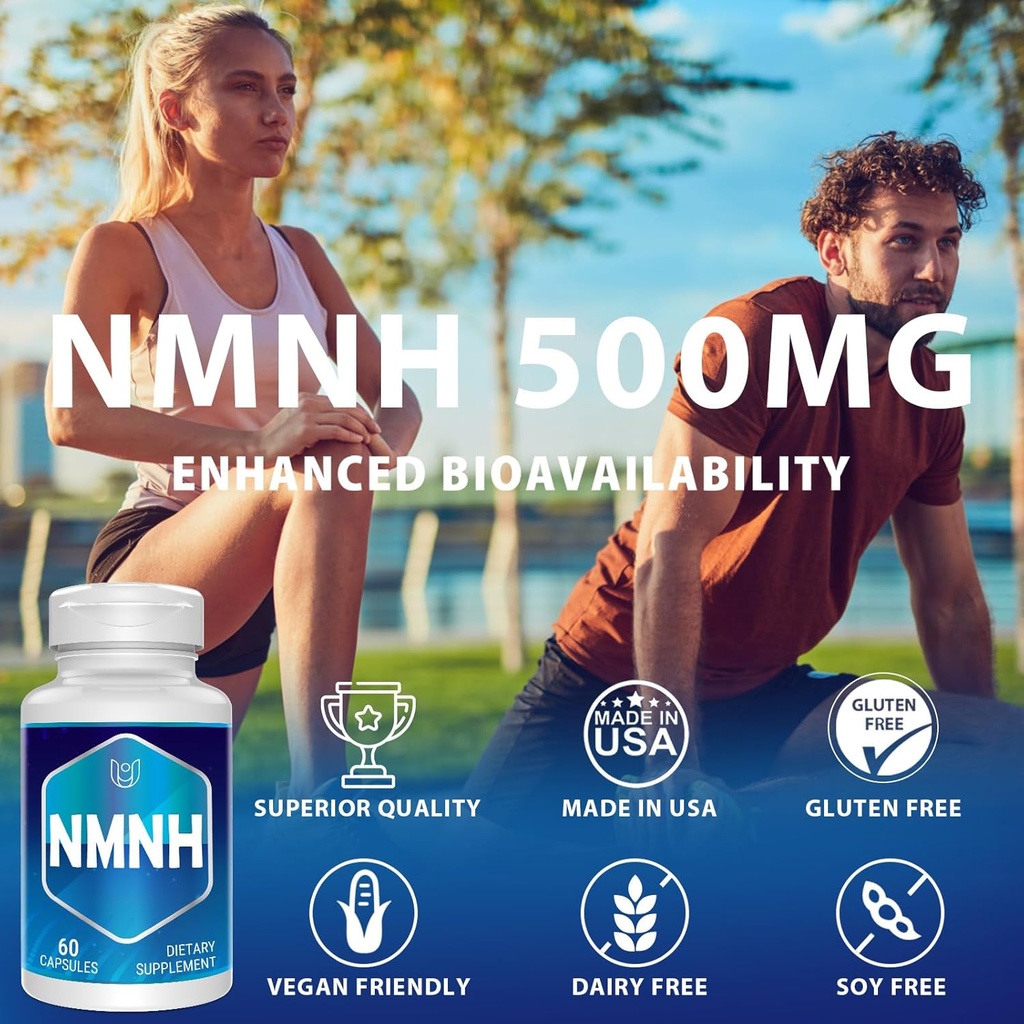 NMNH (Dihydronicotinamide Mononucleotide), NAD Supplement to Boost NAD+ Levels as We Age (May Be More Effective Than Nicotinamide Riboside) - 240 Count (240 Servings) 5