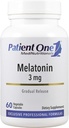 Patient One Melatonin 3 mg Extended Release | Tillägg för att stödja återstående sömn och avkoppling * Natursömnhjälp | 60 kapslar