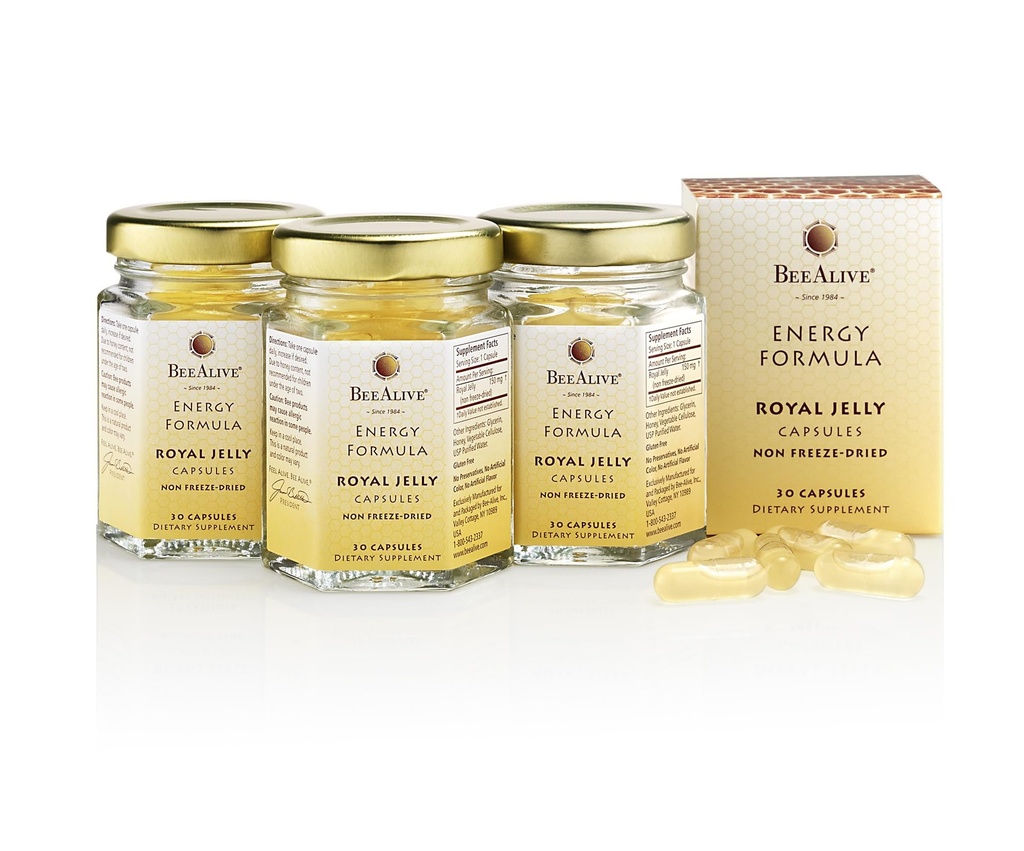 Royal Jelly Capsules - 3 månaders leverans