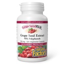 Naturliga faktorer, GrapeSeedRich Grape Seed Extract, Antioxidant stöd för hälsosamt inflammatoriskt svar, 120 kapslar