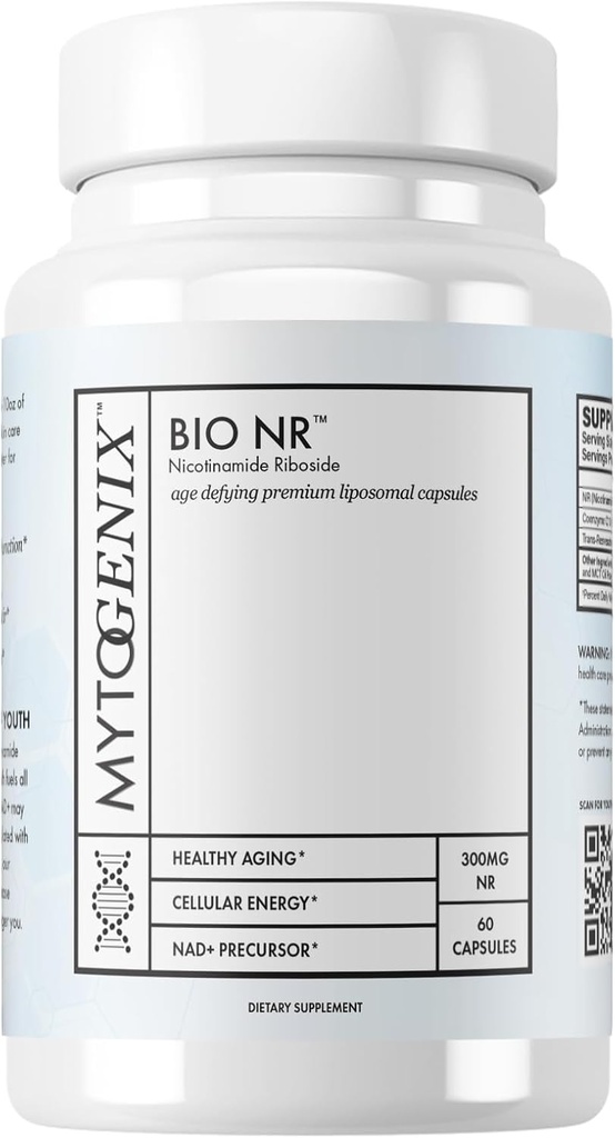 Rena NR-kapslar - Nikotinamid Riboside Supplement - 300 mg per portion - 60 kapslar per flaska - Anti-aging-reparation skadat DNA - Förbättra kognitiv funktion - Optimera hjärnaktivitet