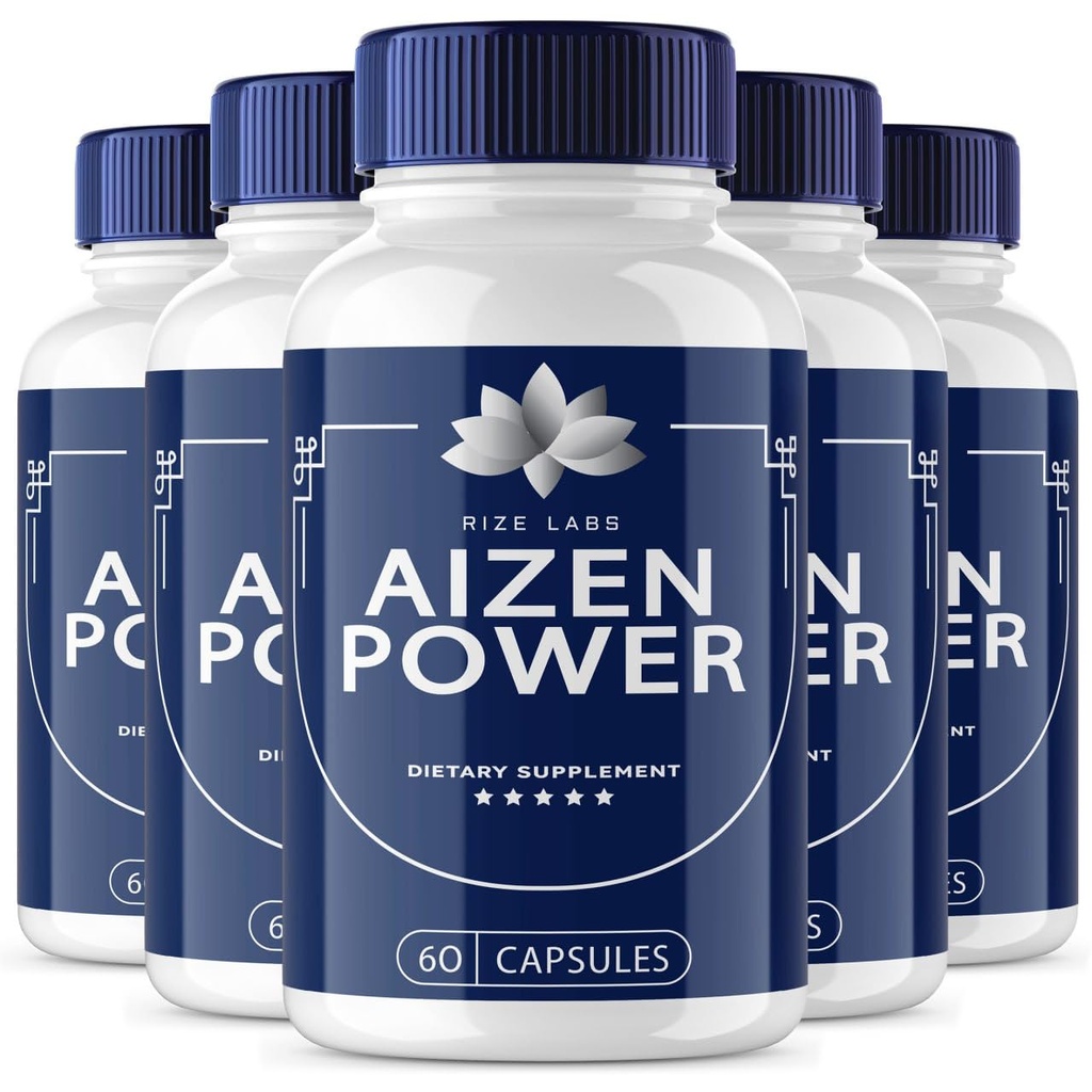 Rize labs - Aizen Power for Men, All Natural Male Supplement för att öka energi och prestanda (300 kapslar)