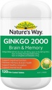 Naturens sätt Ginkgo Biloba 2000MG 100+20 tabletter