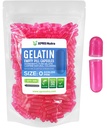 XPRS Nutra Size 0 Empty Capsules - 500 greve Empty Gelatin Capsules - Pills DIY Capsule Filling - Pure Bovine Pill Gel Caps for Do-It-Yourself Supplements (Azalea Pink)