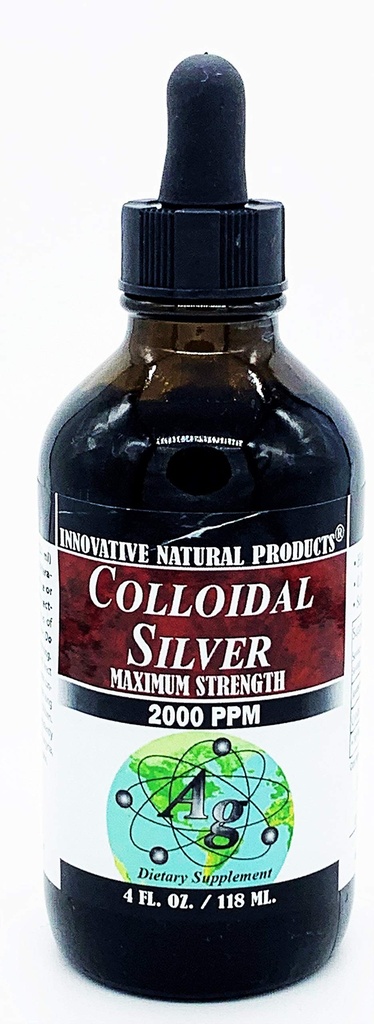 Kolloidalt silver 2000 PPM (4 oz) av innovativa naturliga produkter