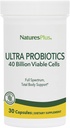 NaturesPlus Ultra Probiotics - 30 Vegan Capsules - Full Spectrum Total Body Support - Inkluderar Prebiotic Acai - 30 portioner