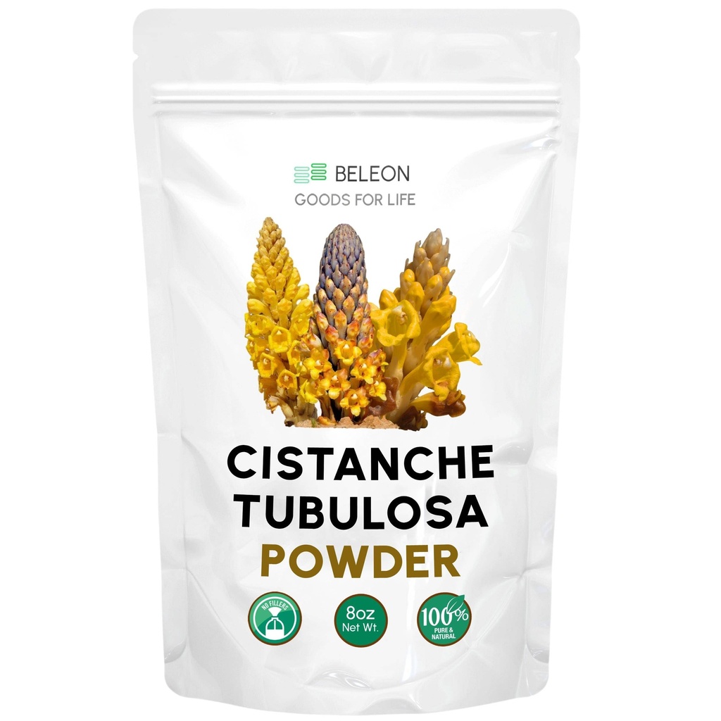 Cistanche Tubulosa Powder 8 oz - Tillägg, främjar energi, kognitiv funktion, positivt humör