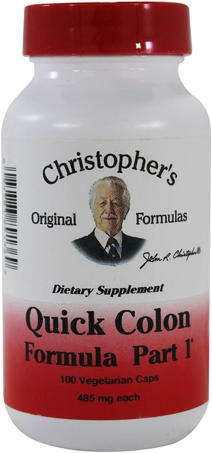Dr Christophers Quick Colon Del 1 - 475 mg - 100 vegetariska kapslar
