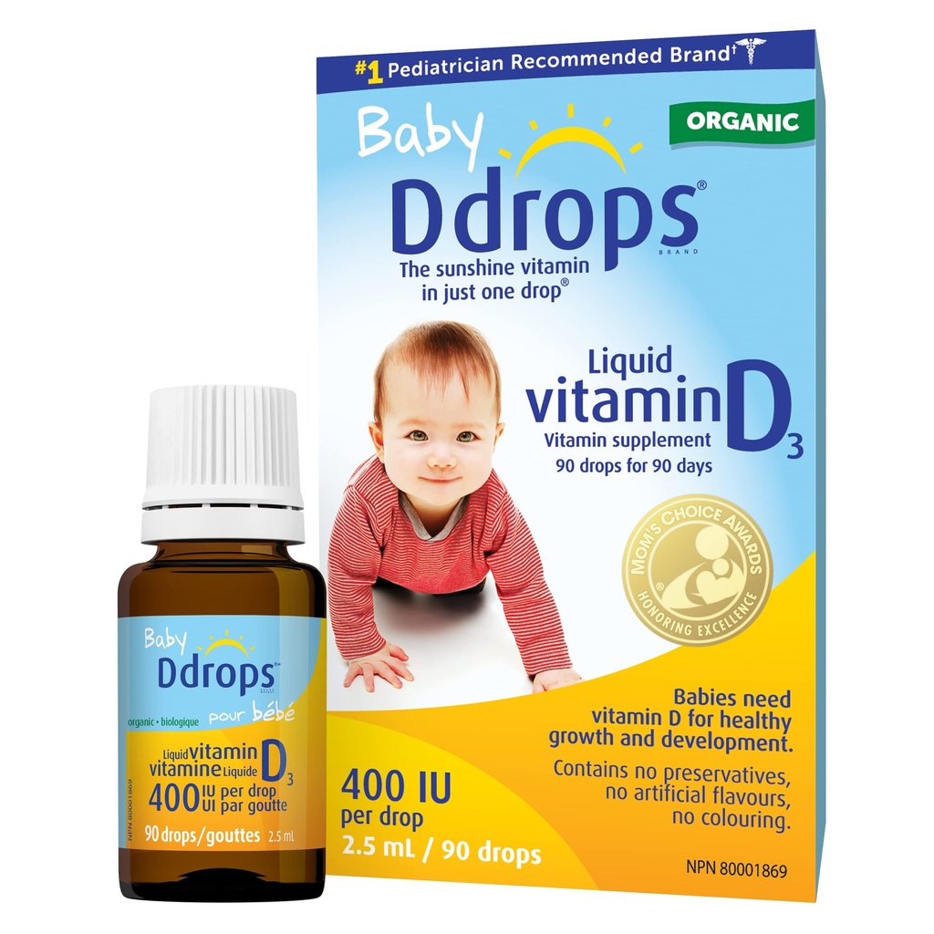 D droppar baby flytande vitamin D (90 droppar)