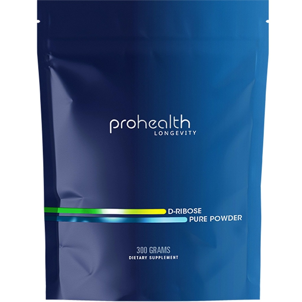 ProHealth D-Ribose (300 Grams) hjälper till att återställa + Sustain Energy | Accelererar Tissue Recovery | Hjälper muskelstyvhet | Med Bioenergi Ribose: Kliniskt bevisad, patentskyddad, kvalitetssäker