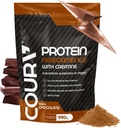 COURA Proteín Performance 990g - högpresterande proteinpulver - med kreatin - idealisk för idrottare - Glutenfri