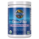 Garden of Life Organic Unflavored Fiber Powder Detox Blend med Chia, Alfalfa & Barley för Herbal Cleanse, Gut Health Support - Detoxifiber - Non-GMO, Gluten-Free, Psyllium Free, Vegan, 30 Servings