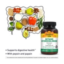 Country Life Betaine Hydrochloride med Pepsin, 600mg, 100 tabletter, certifierad glutenfri