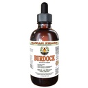 Burdock Alcohol-Free Liquid Extract, Organic Burdock (Arctium Lappa) Torkade Root Glycerite Hawaii Pharm Natural Herbal Supplement 2 oz