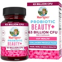 MARYRUTH'S Probiotic Beauty Capsules, Gut Health, Vegan Collagen Support
