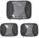 Baggallini Compression Cube 3-bitars set - Lätt kompression förpackning kuber för resor