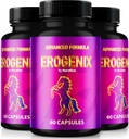 (3 Pack) Erogenix kapslar, låsa upp din maximala prestanda, all naturlig tillskott för att stödja långvarig energi och övergripande hälsa, officiella Ero Genix recensioner (180 kapslar)