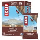 CLIF BAR - Energy Protein Bars - Chocolate Brownie - Tillverkad med organiska havre - Energy Bars - Non-GMO - (15 Pack)