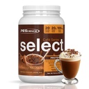 PEScience Välj Cafe Protein Kaffe smaksatt pulver, Caramel Macchiato, 100mg Koffein, 20g Iced Protein Kaffepulver eller Krämare, 20 portioner