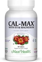 Kalcium 1000 mg med vitamin D3 (400 IE) och Magnesium (750 mg) - Kosttillskott för ben, tänder, gemensamt stöd - för män och kvinnor - 90 tabletter