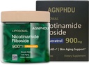 AGNPHDU- Liposomal Nicotinamide Riboside 120 kapslar,Resveratrol, Quercetin - NAD Supplement för anti-aging, energi, fokus 900mg Kosttillskott