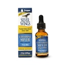 Natural Path Silver Wings Colloidal Silver Liquid - Förbättrad Immun Support Supplement - 250ppm (1250mcg) - 1oz Dropper