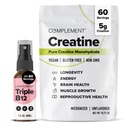 Komplettera Triple B12 Spray & Creatine Bundle – Vegan B12 Supplementation och Muscle Performance Support