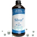 Begravd skatt Purified Silver Liquid 30 PPM - 16 oz. 96 portioner, icke-ackumulativ Nano Silverlösning, Spray & Dietary Immune Supplement