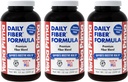 Yerba Prima Daily Fiber Formelpulver - 12 oz (Pack of 3) - Löslig & Olöslig Dietary Fiber Supplement - Colon Cleanse - Vegan, Non-GMO, Gluten-Free