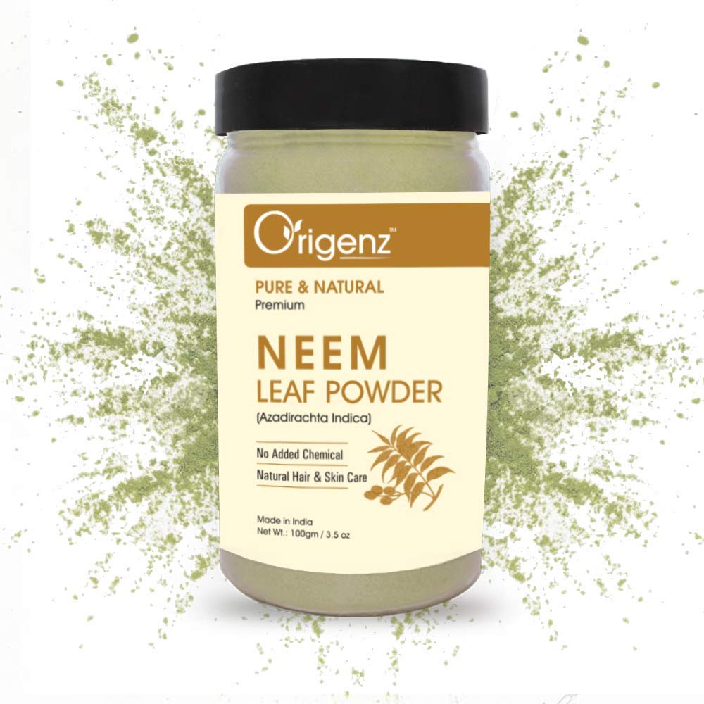Generisk Neem Leaf Powder Face Pack för mjuk och glödande hud | Hjälper till att kontrollera Acne, Pimples, Scars, Blackheads, Dandruff | Azadirachta Indica | 100gm