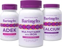 BariMelts väg till Bariatric Success Pack - Multivitamin med järn, Calcium Citrate och ADEK