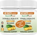 Tuggbar järn 65 mg med vitamin C 180 mg - Tablet i ananas smak 60 greve (2)