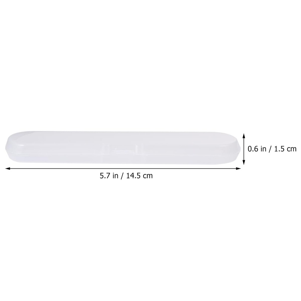2pcs Thermometer Case Plastic Digital Thermometer Storage Box Containers Needle Storage Box Pencil Case för Home Office Travel