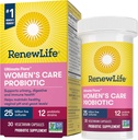 Renew Life Women's Probiotic - Ultimate Flora Probiotic Women's Care, Shelf Stable Probiotic Supplement - 25 miljarder - 30 Vegetable Capsules
