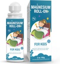 Magnesium Lotion för barn, Magnesium Roll på för sömn och lugn - Hjälp barn lugna och sova, aktuell magnesium Cream - Stöd ett balanserat humör, sänggående och natt